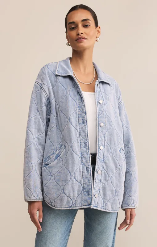 Boulder Quilted Knit Denim Jacket sold by Z Supply