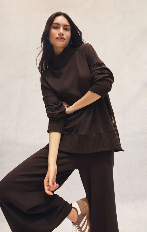 Sable Luxe Mock Neck Top sold by Z Supply