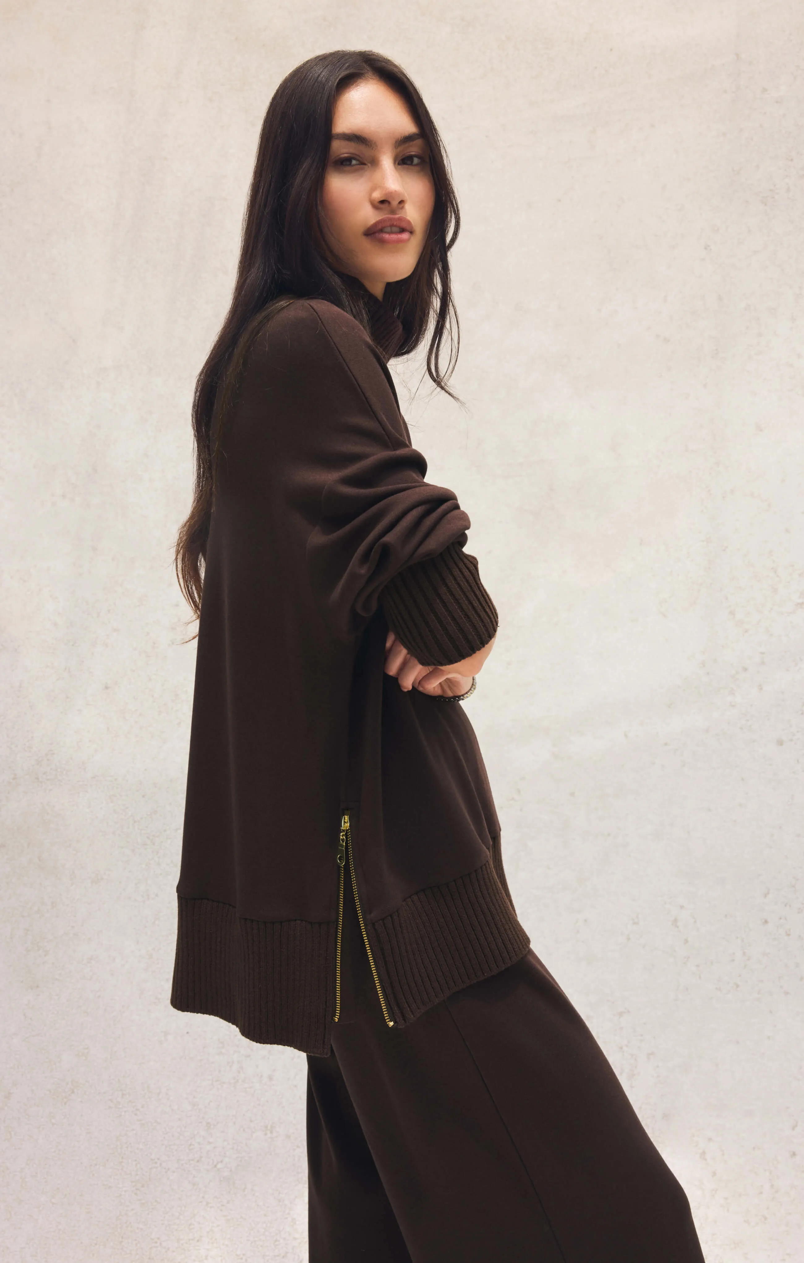 Sable Luxe Mock Neck Top sold by Z Supply product image thumbnail 2