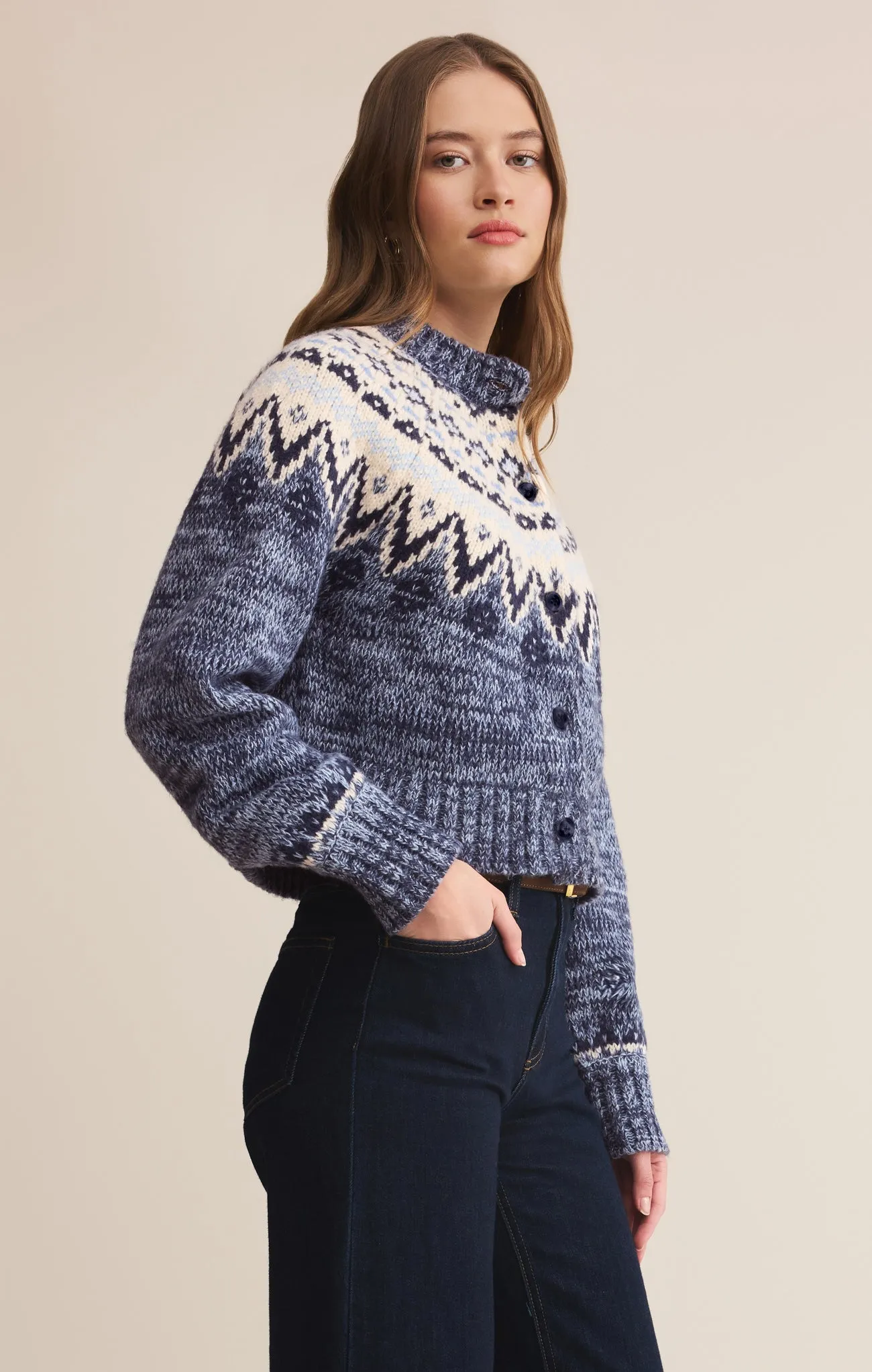 North Sea Fairisle Cardigan sold by Z Supply product image thumbnail 3
