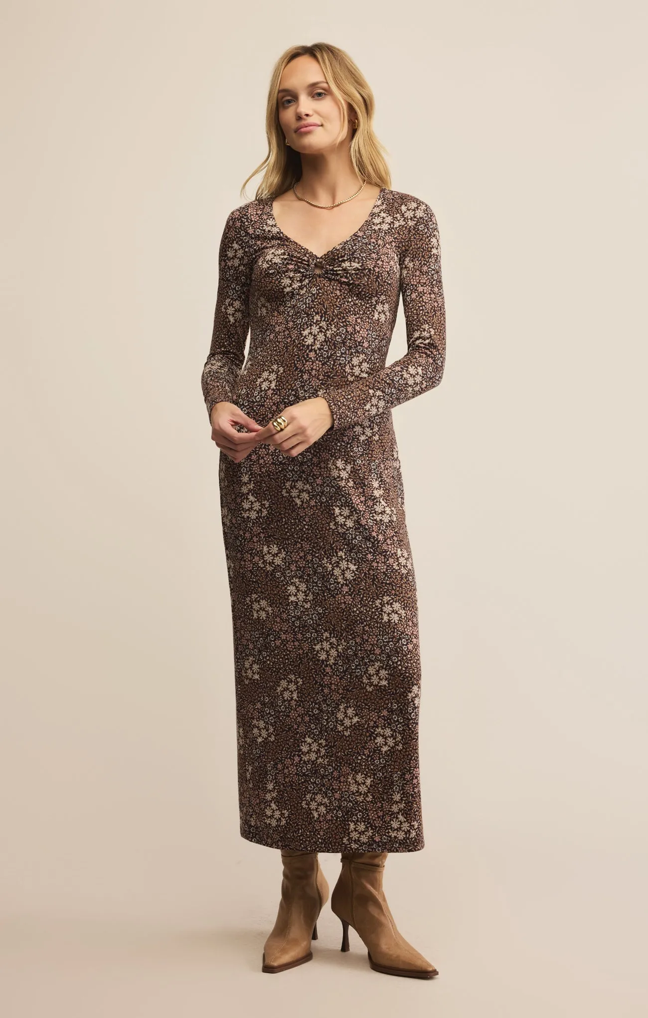 Sable Floral Midi Dress sold by Z Supply product image thumbnail 4