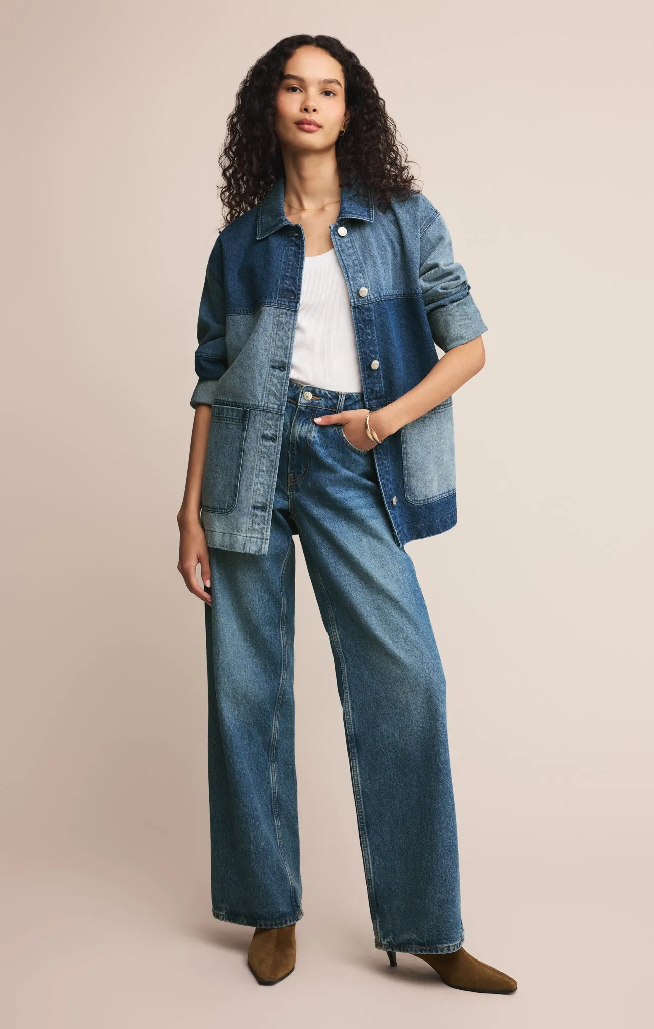 On The Road Color Block Jacket sold by Z Supply product image thumbnail 4