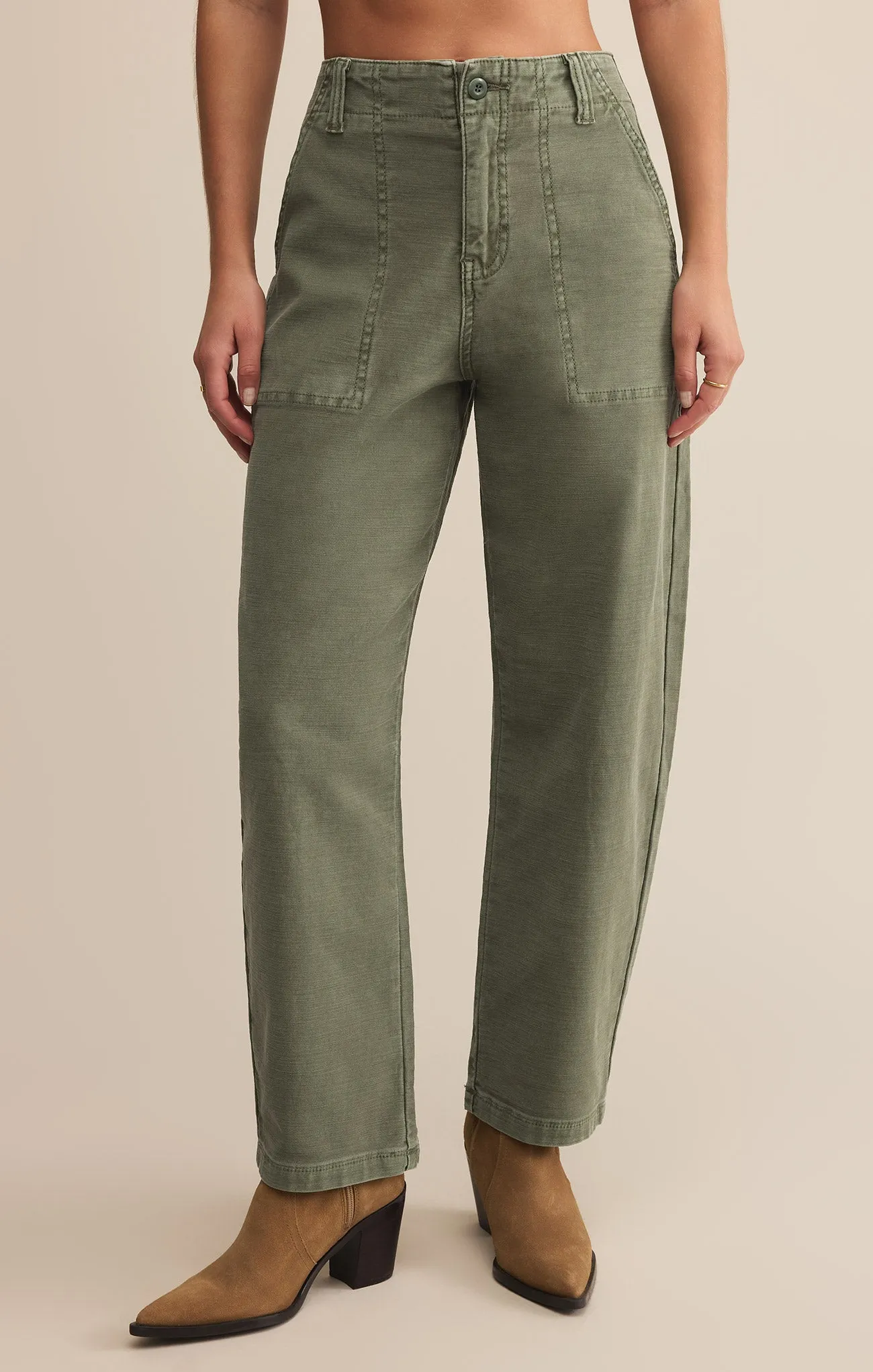 Olive Twill Pant sold by Z Supply