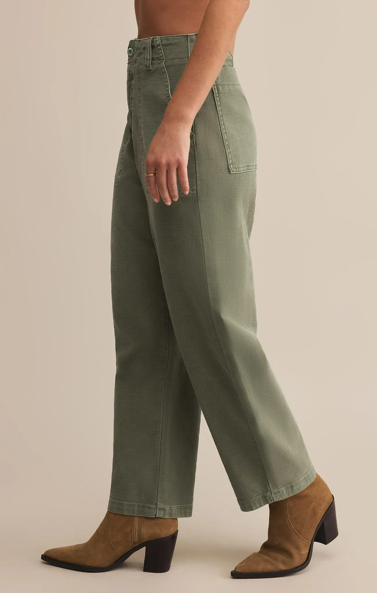 Olive Twill Pant sold by Z Supply product image thumbnail 3