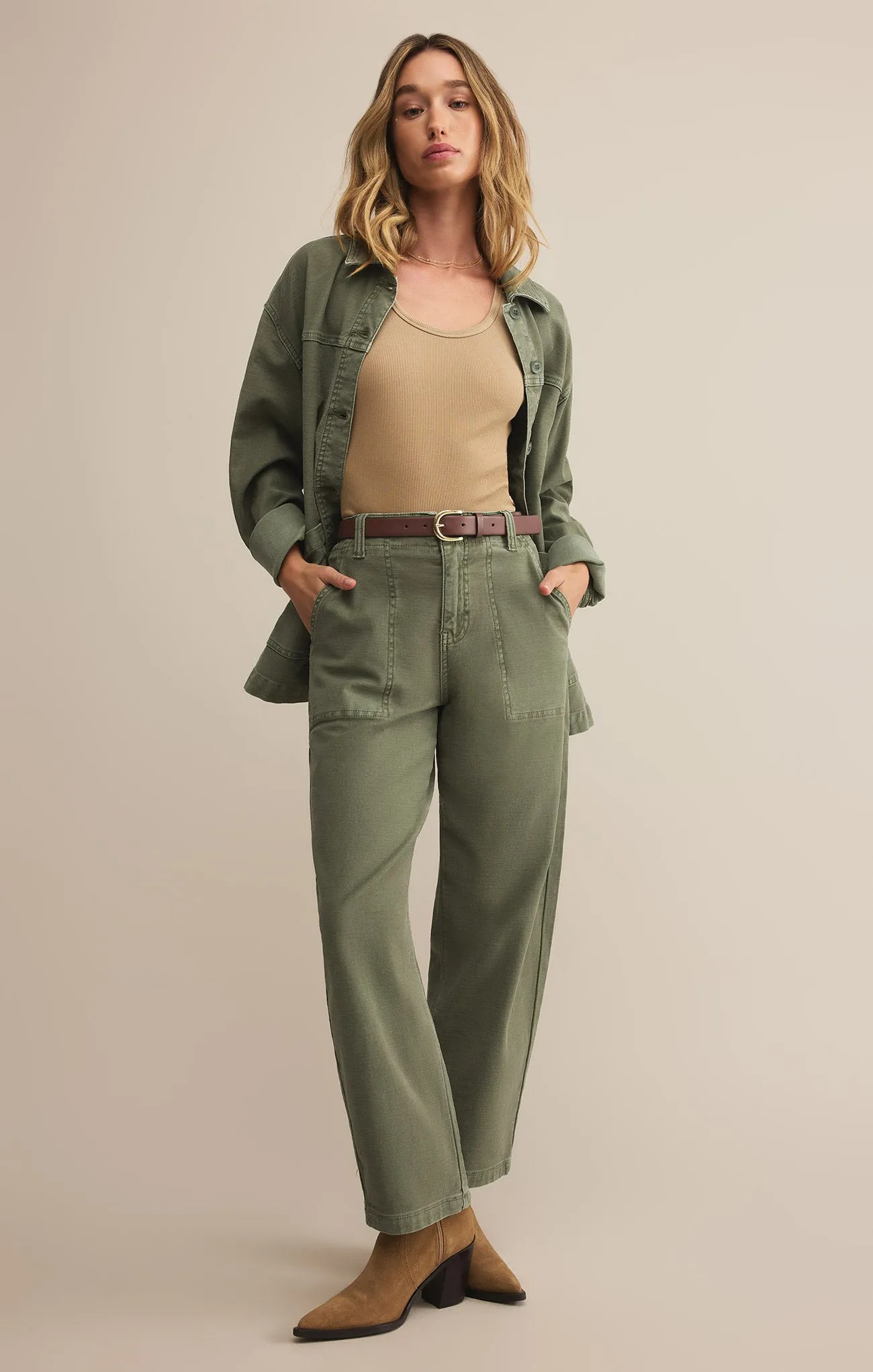 Olive Twill Pant sold by Z Supply product image thumbnail 4
