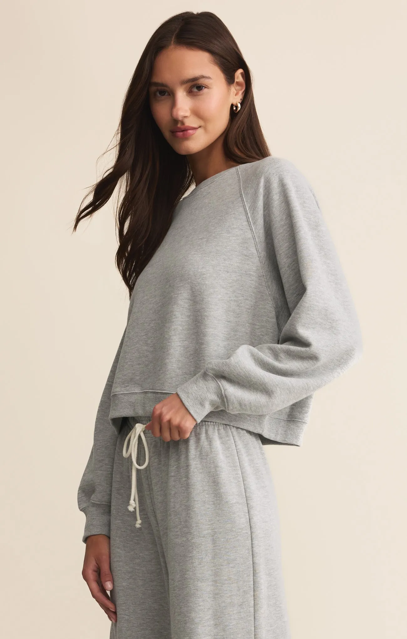 Crop Out Sweatshirt sold by Z Supply product image thumbnail 3