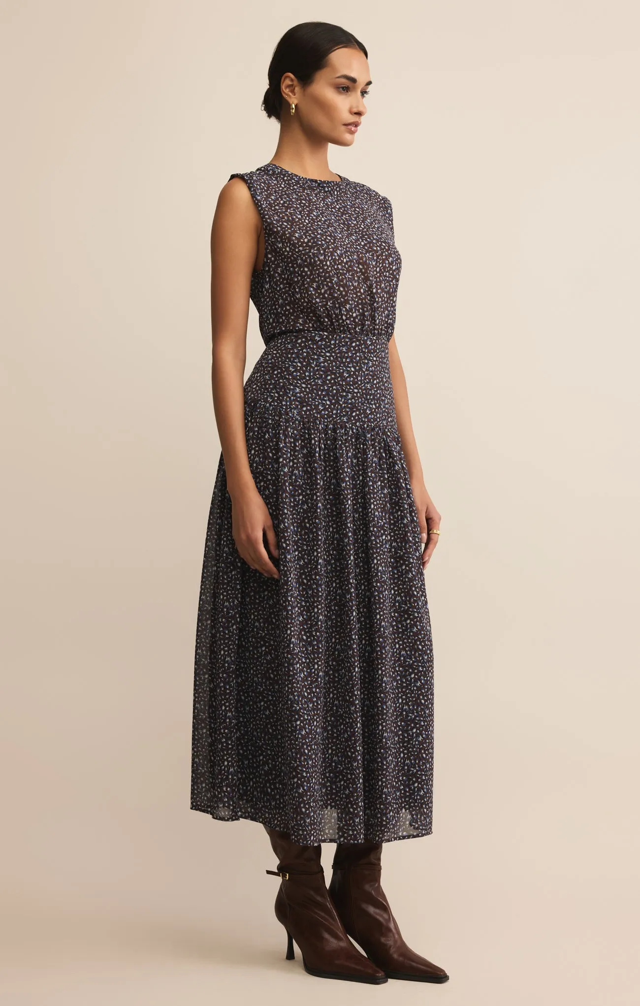 Etta Aspen Floral Midi Dress sold by Z Supply product image thumbnail 3
