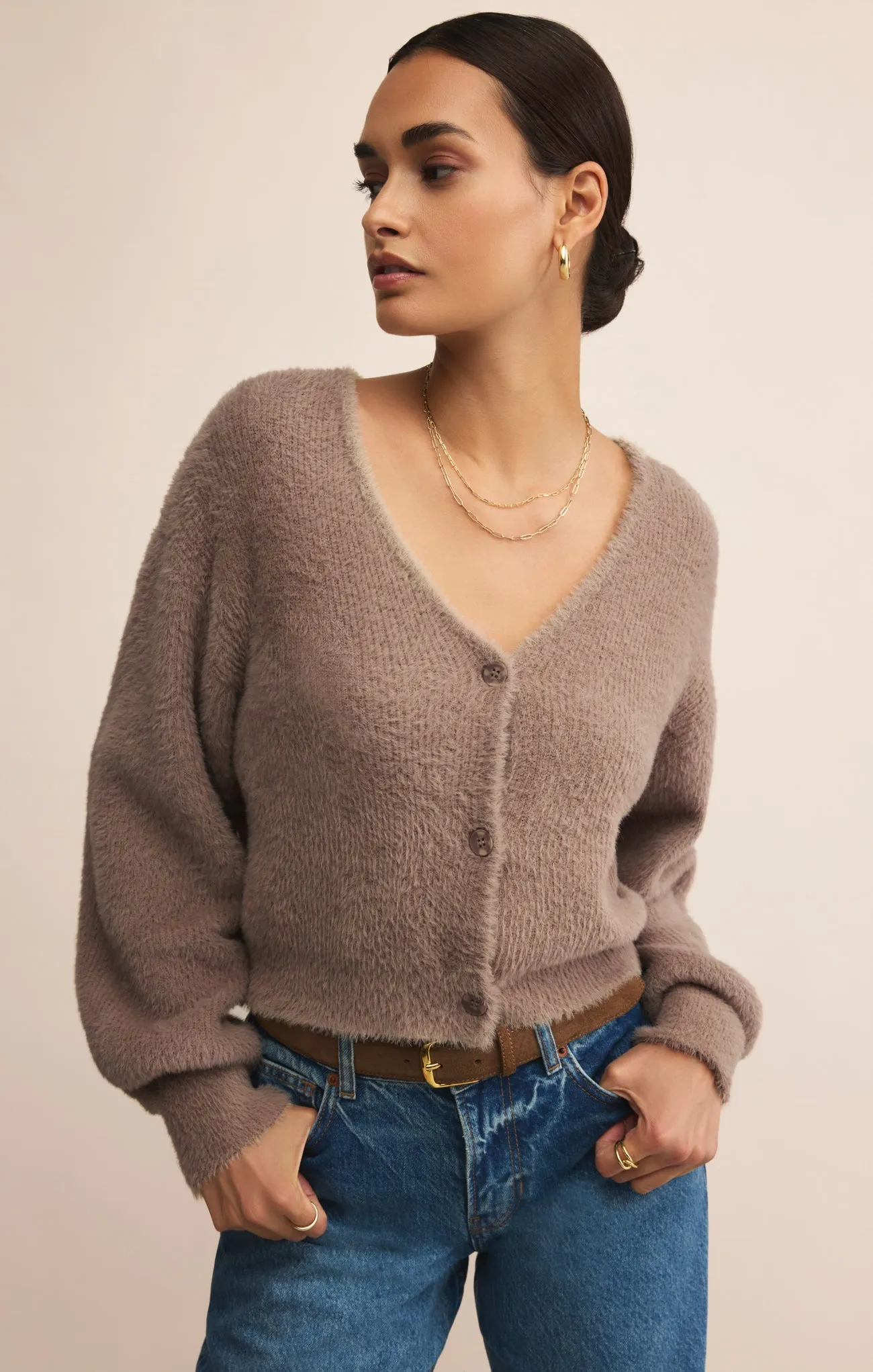 Sadira Fluffy Crop Cardigan sold by Z Supply