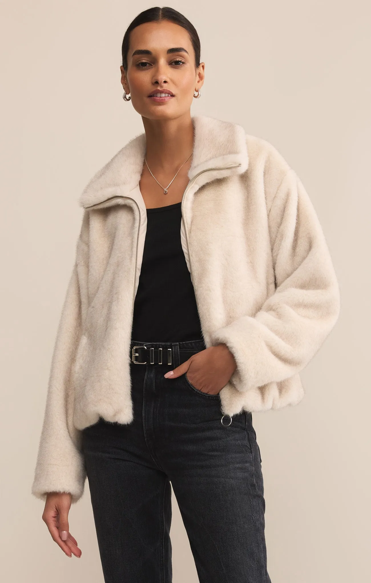 Amethyst Faux Fur Jacket sold by Z Supply