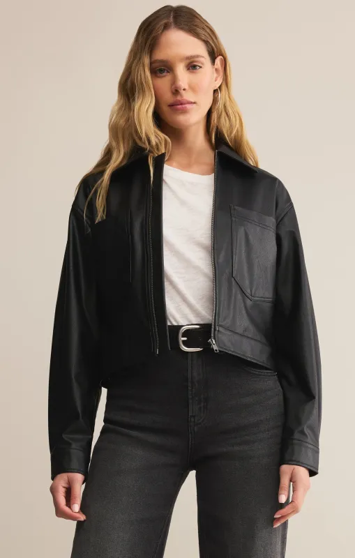 Heritage Faux Leather Jacket sold by Z Supply