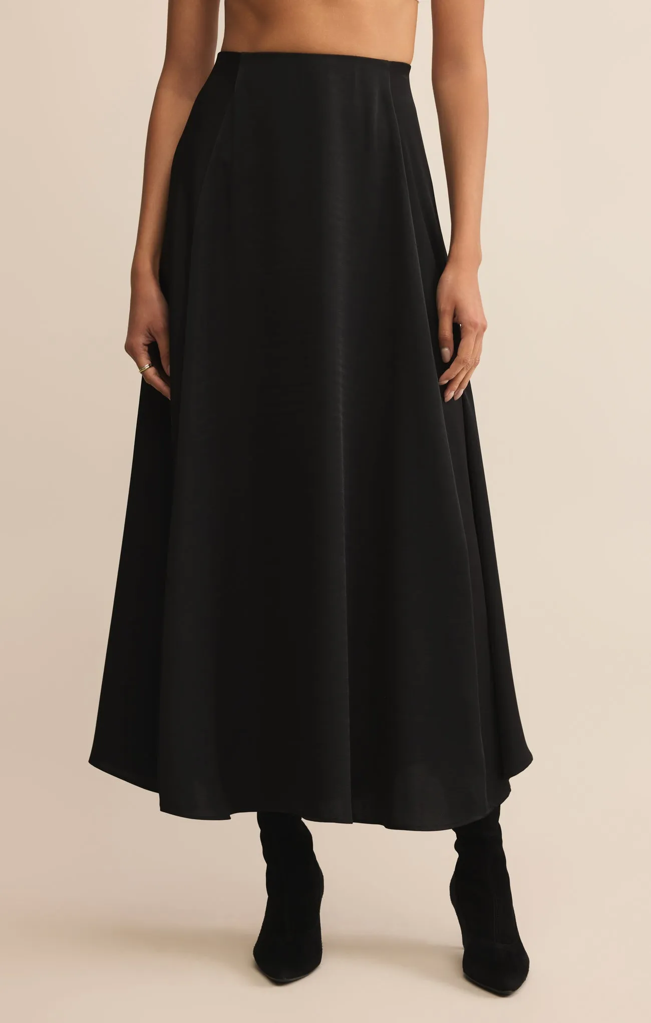 Northpointe Satin Midi Skirt sold by Z Supply product image thumbnail 3