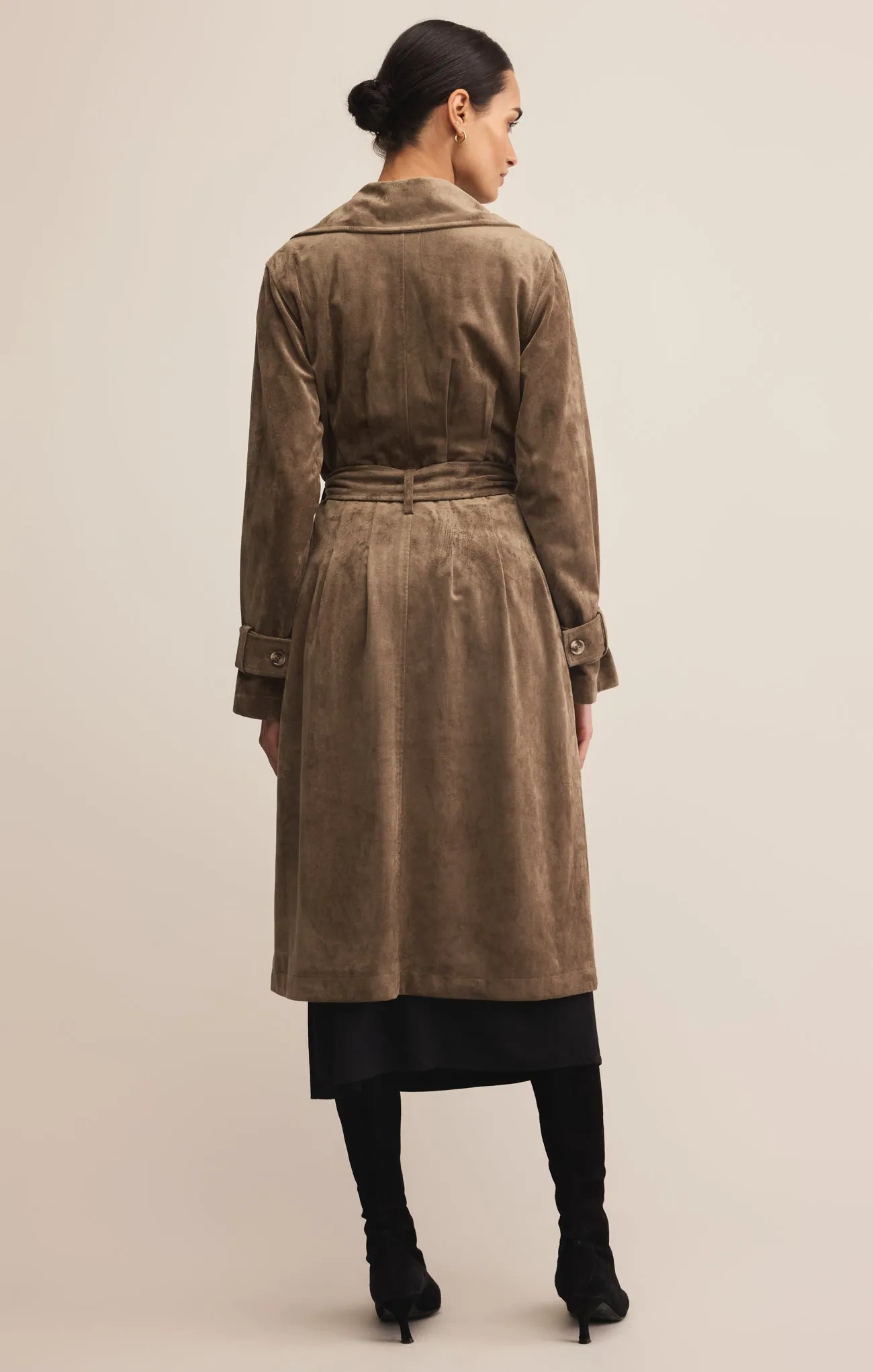 Dorian Faux Suede Trench Coat sold by Z Supply product image thumbnail 2