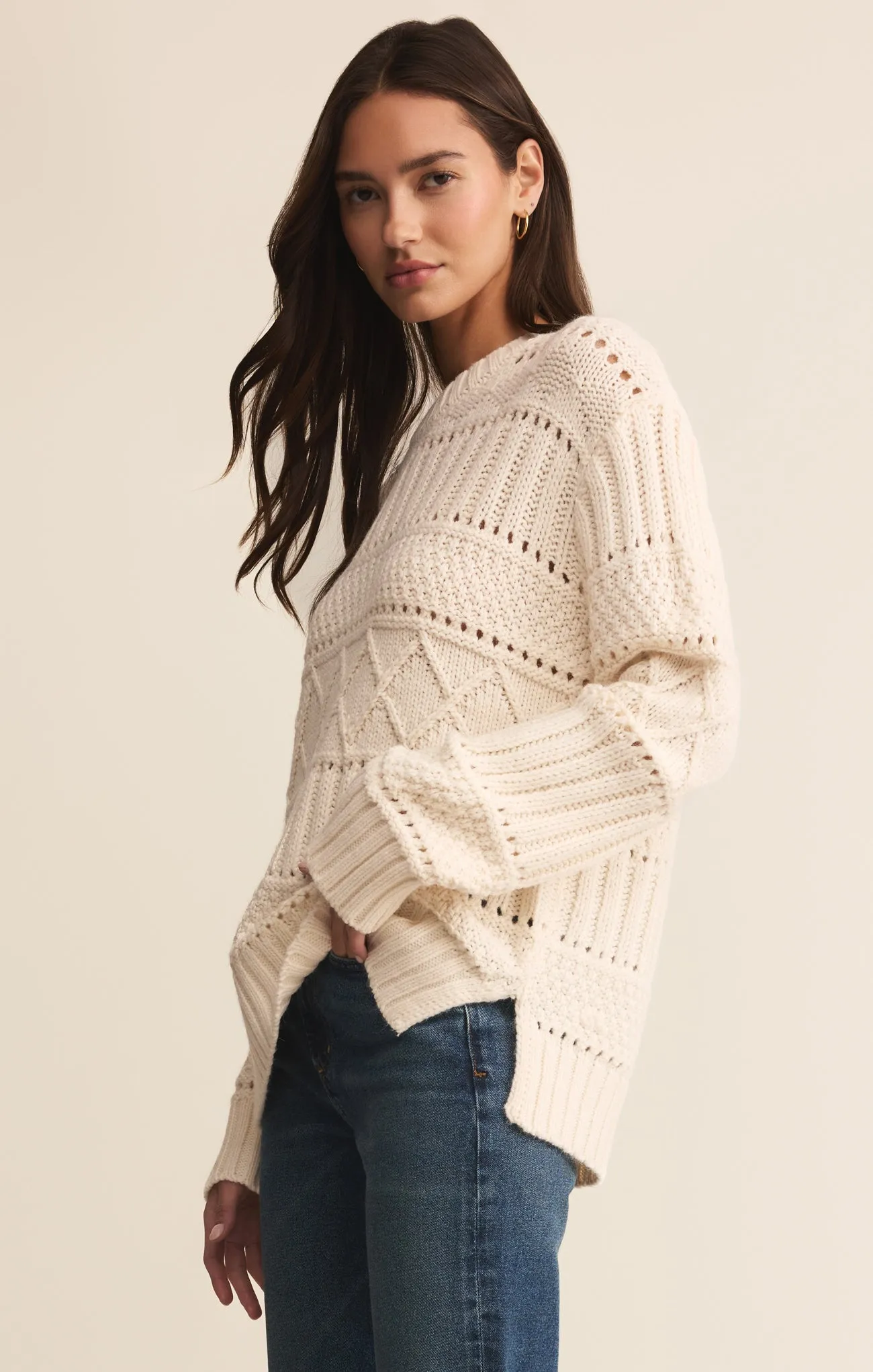 Cento Cable Knit Sweater sold by Z Supply product image thumbnail 3