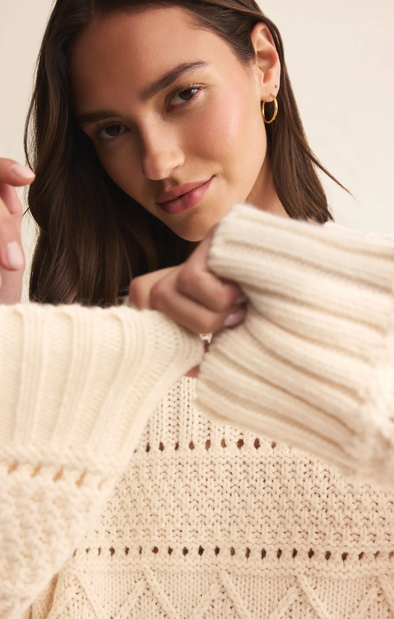 Cento Cable Knit Sweater sold by Z Supply product image thumbnail 5