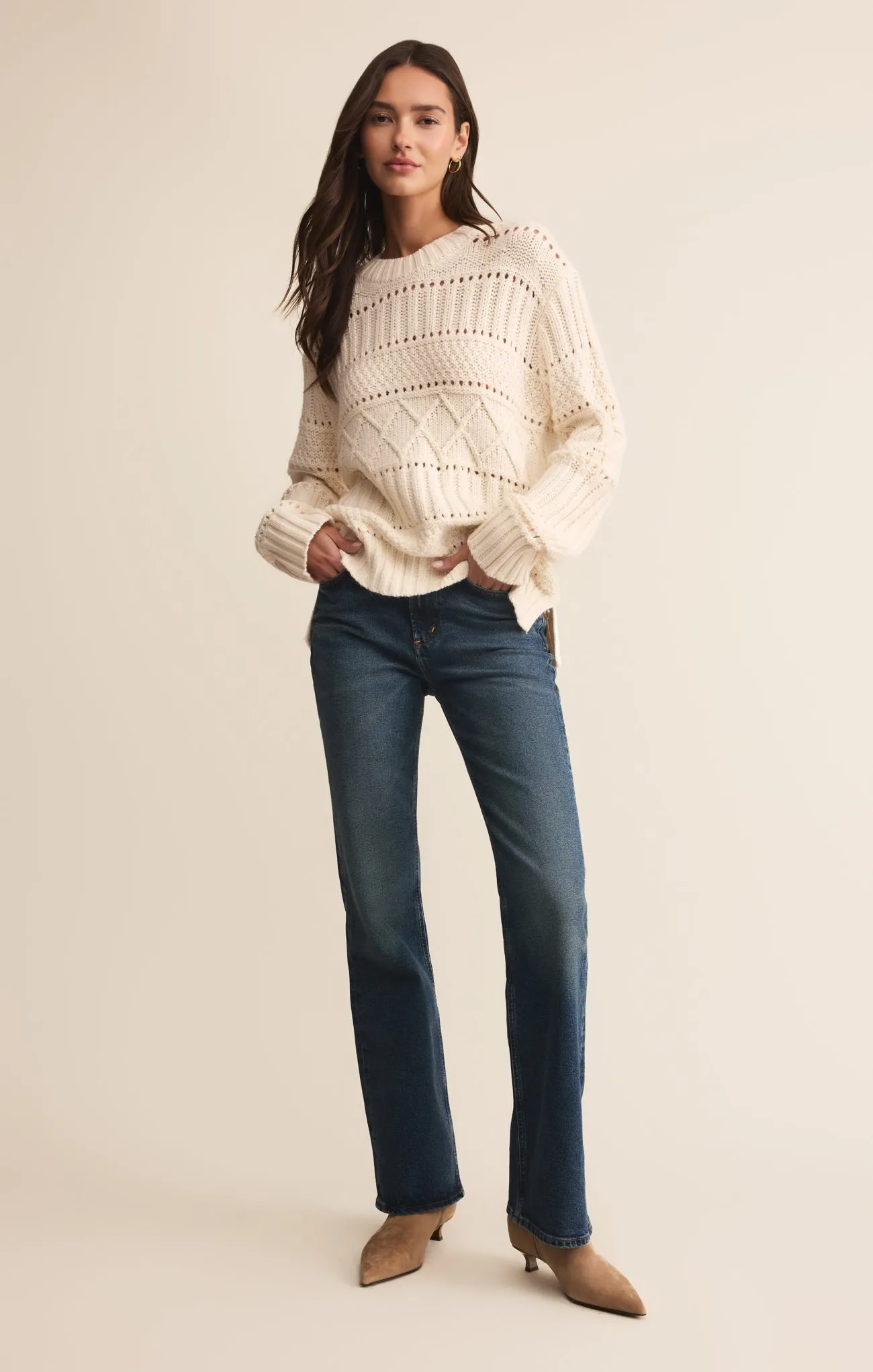 Cento Cable Knit Sweater sold by Z Supply product image thumbnail 4