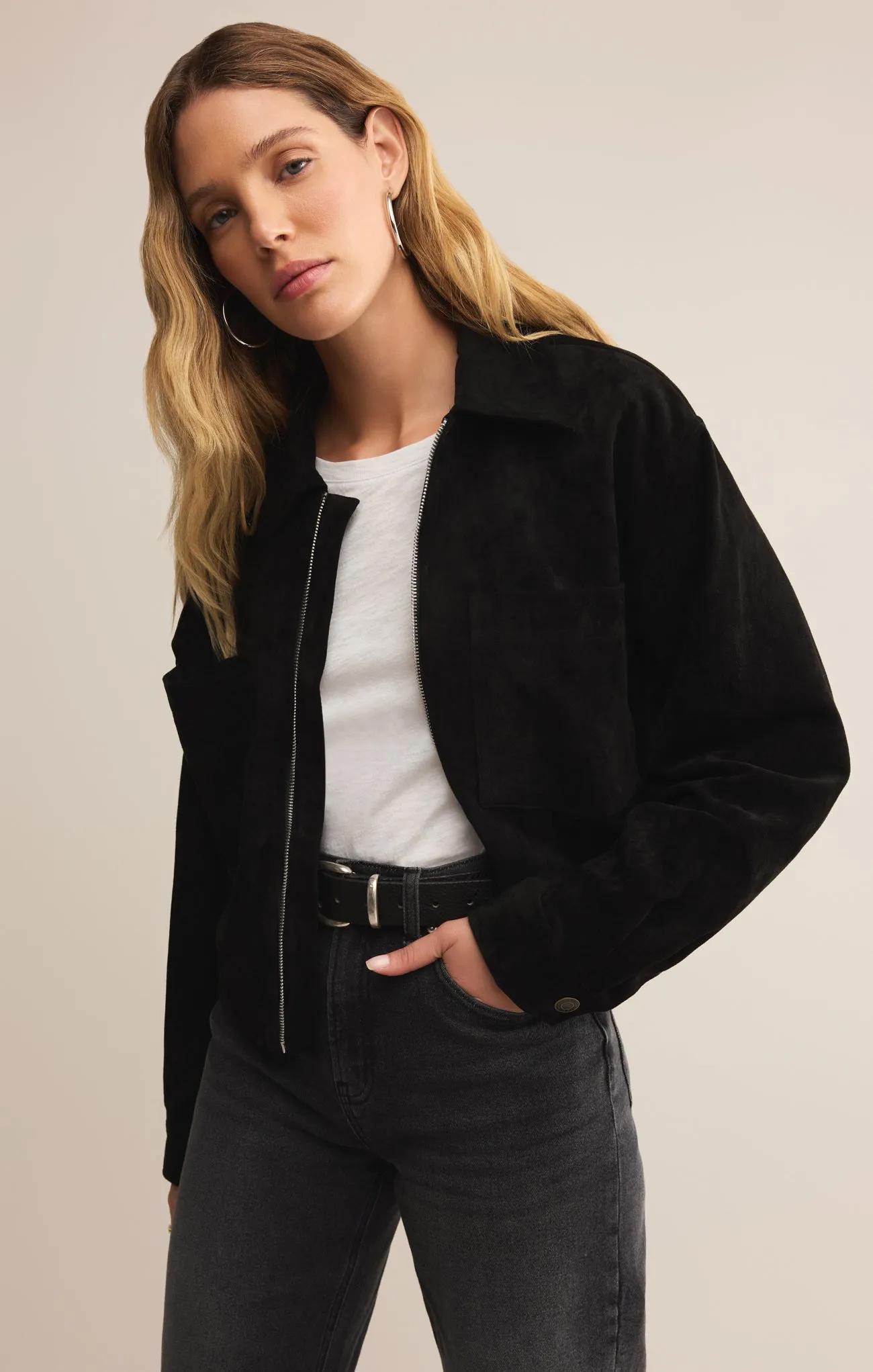 Heritage Faux Suede Jacket sold by Z Supply product image thumbnail 3