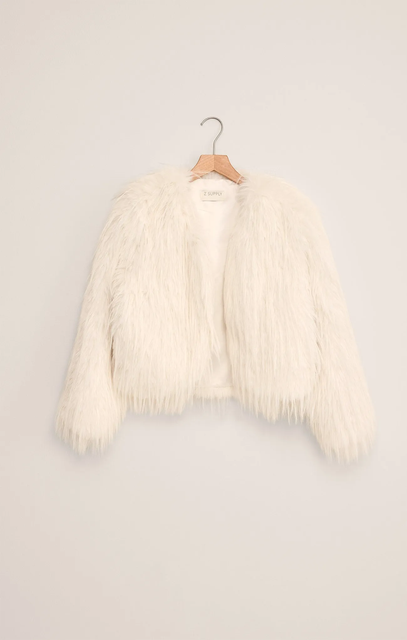 Cyndi Faux Fur Crop Jacket sold by Z Supply product image thumbnail 5