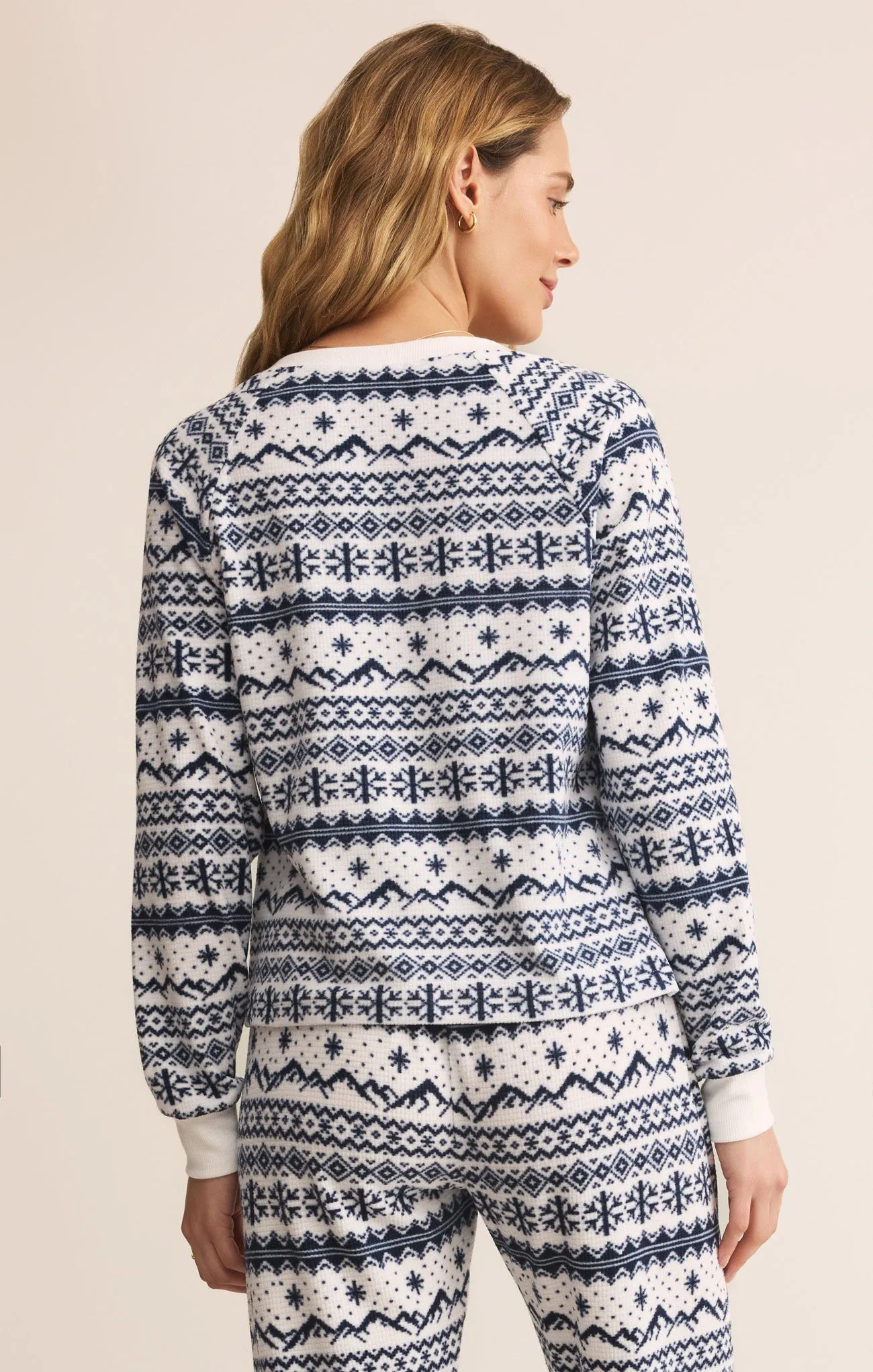 Slopes Fairisle Long Sleeve Top sold by Z Supply product image thumbnail 4