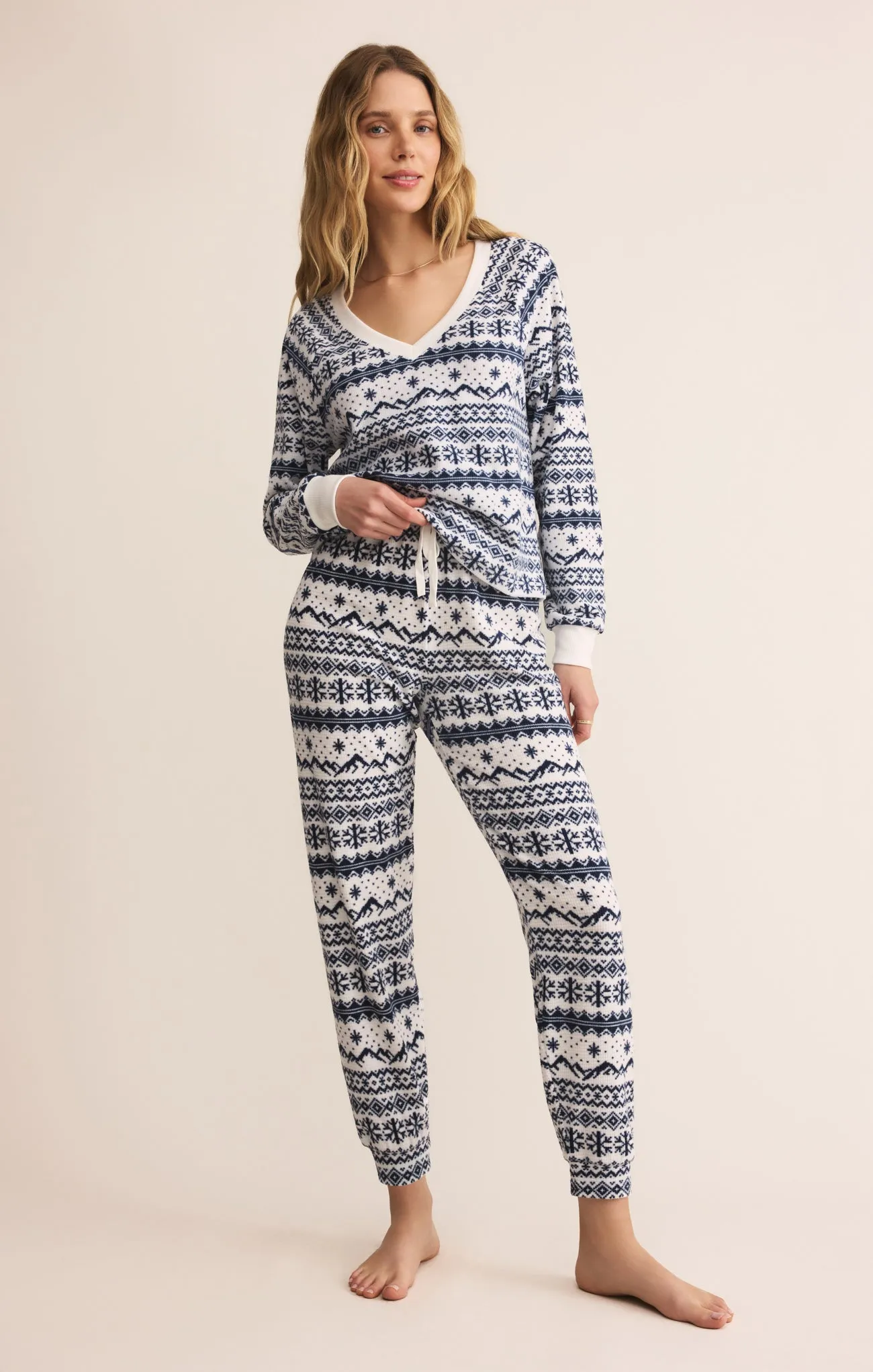 Slopes Fairisle Long Sleeve Top sold by Z Supply product image thumbnail 3