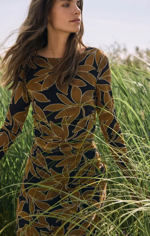 Spellbound Mesh Floral Midi Dress sold by Z Supply