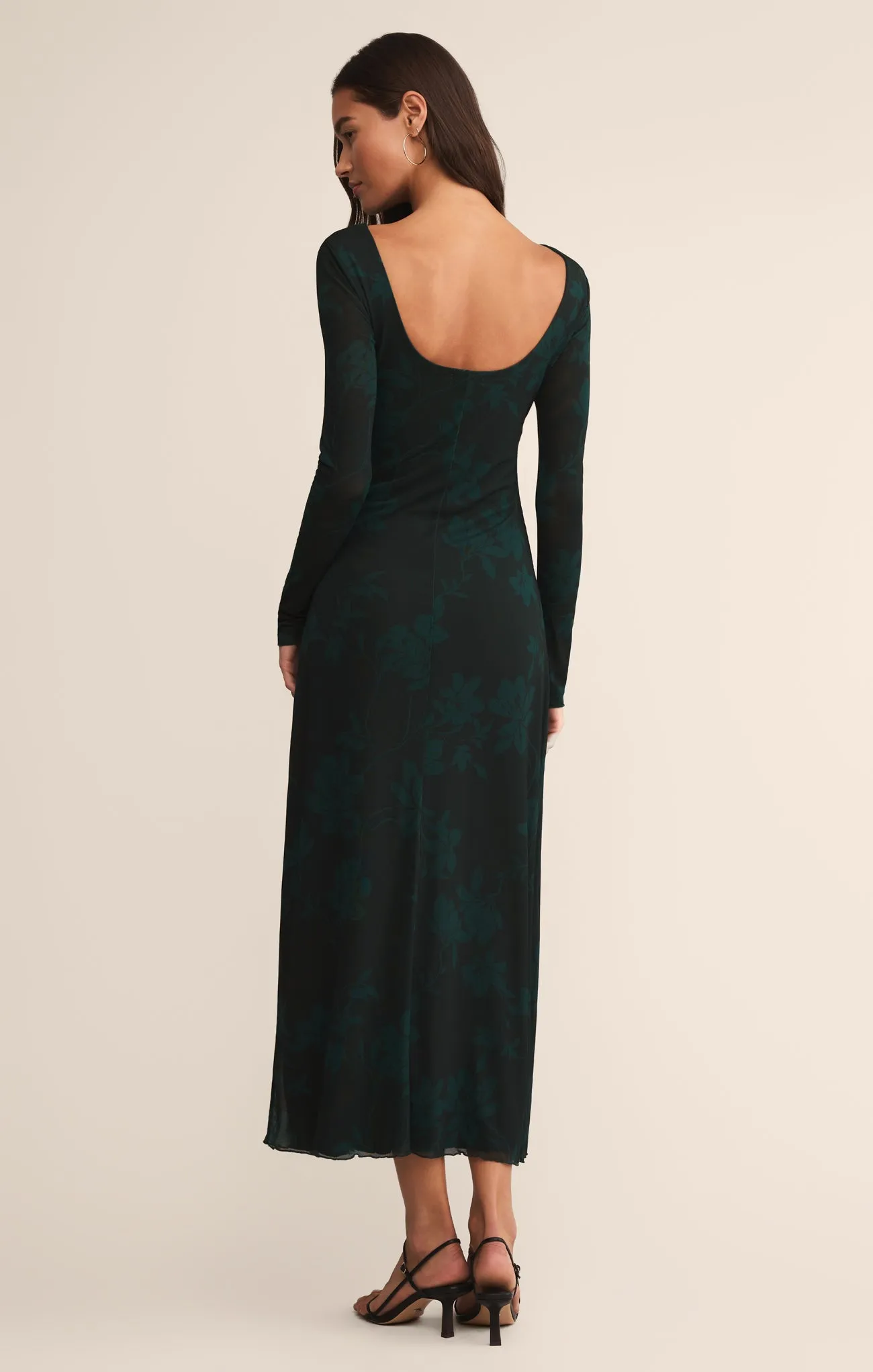 Spellbound Mesh Floral Midi Dress sold by Z Supply product image thumbnail 2