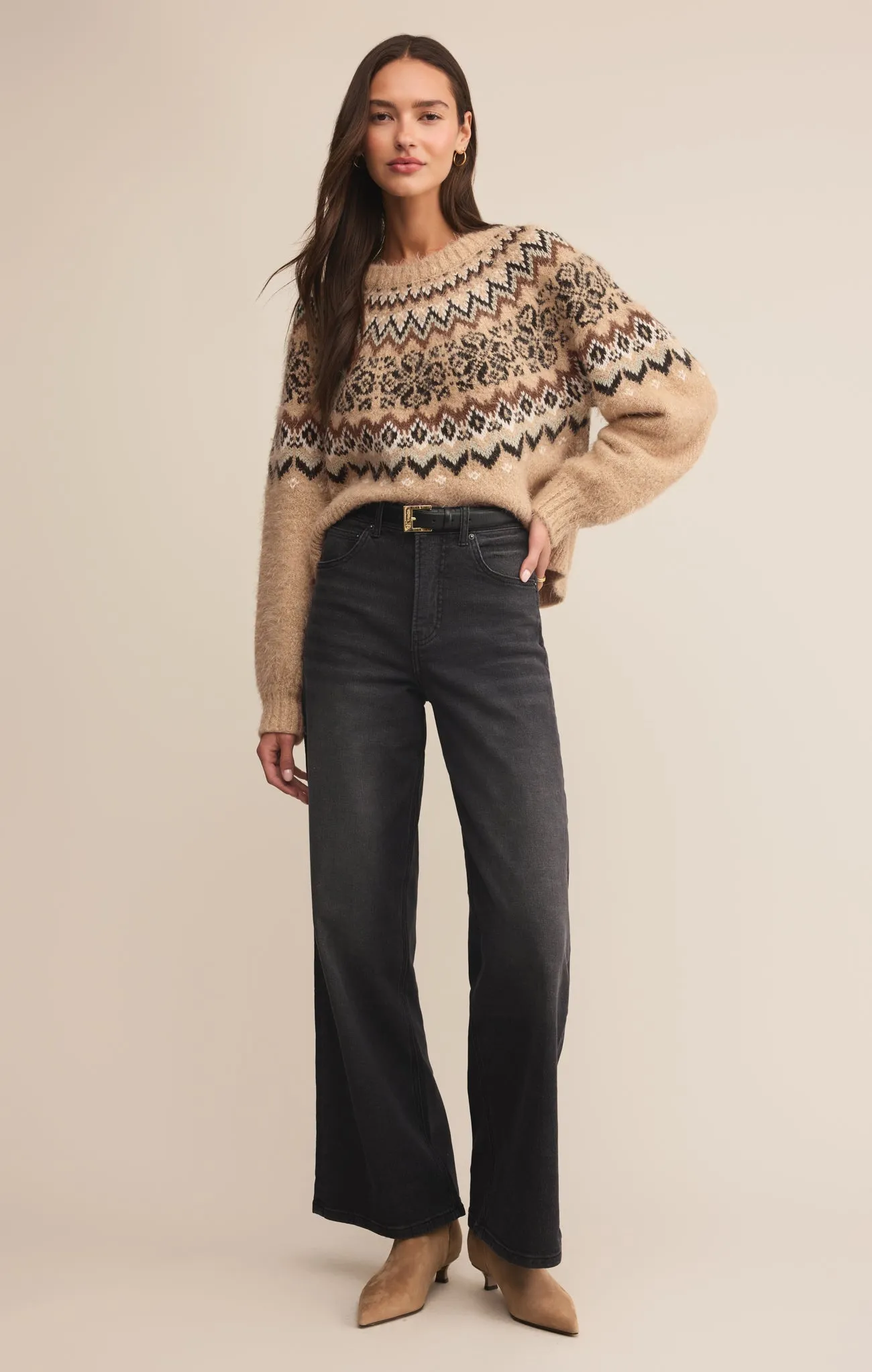 Kenaby Fair Isle Sweater sold by Z Supply product image thumbnail 2