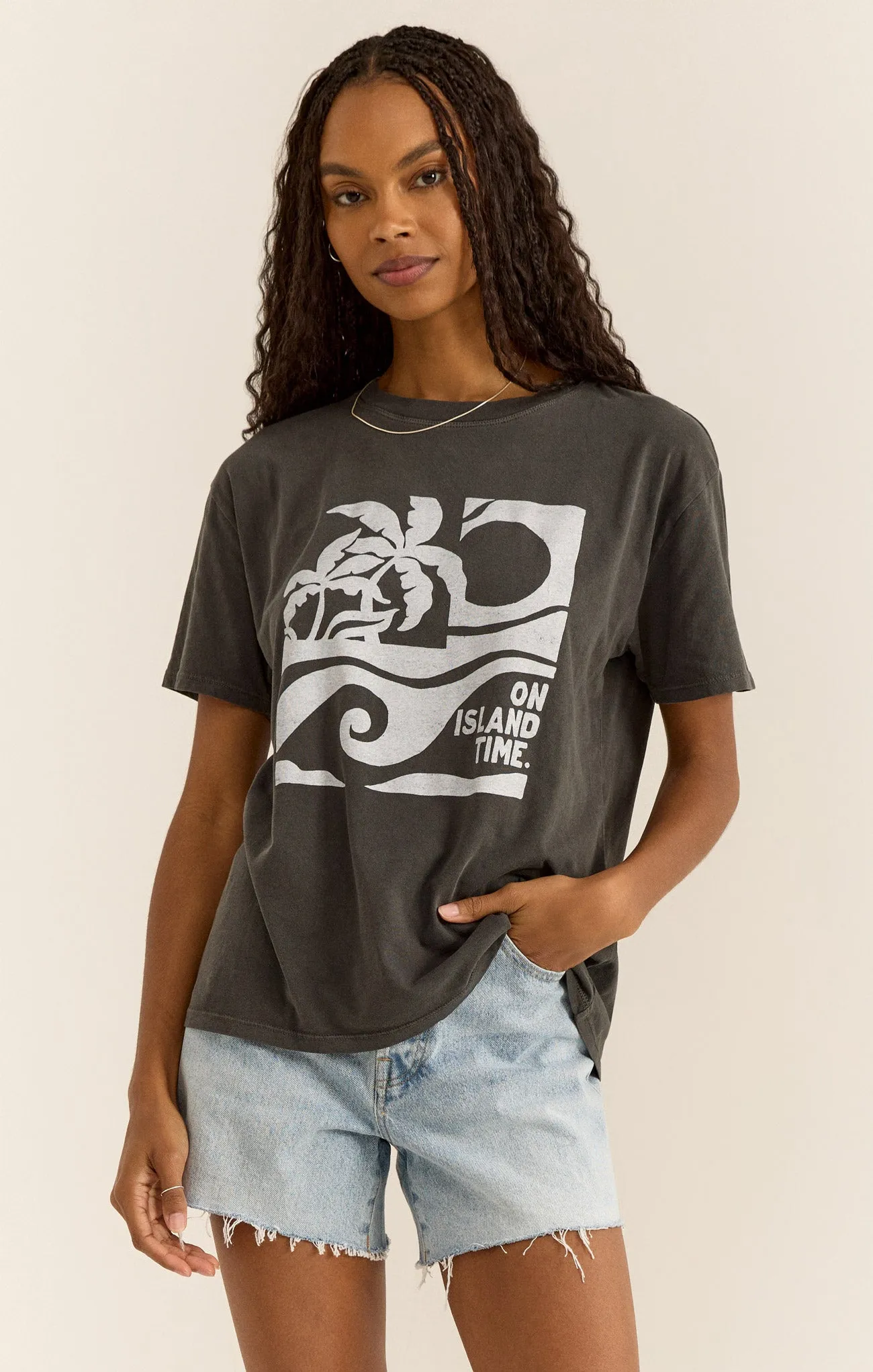 Island Time Boyfriend Tee sold by Z Supply