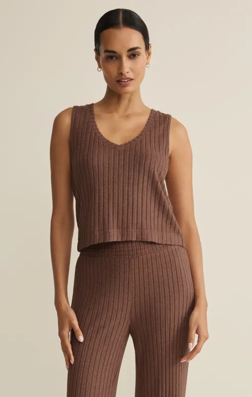 Sloane V-Neck Rib Tank sold by Z Supply