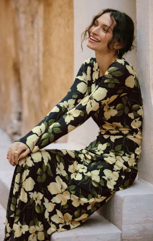 Eda Ren Floral Mesh Maxi Skirt sold by Z Supply