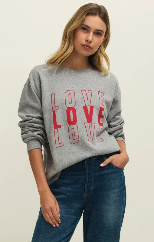 Amor Boyfriend Sweatshirt made by Z Supply