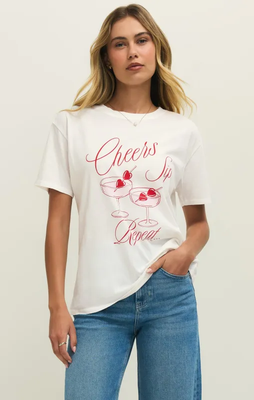Cheers Boyfriend Tee sold by Z Supply