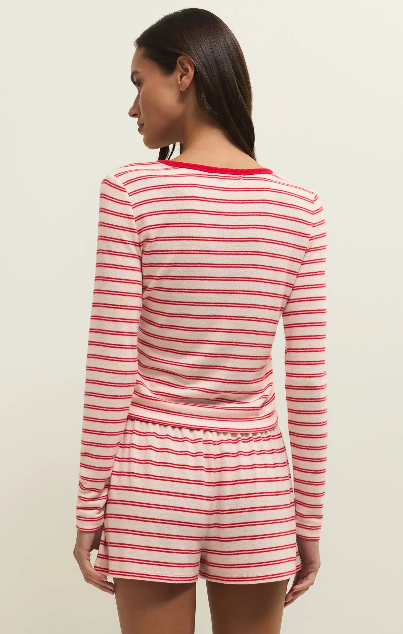 Night In Stripes Long Sleeve Top sold by Z Supply product image thumbnail 3