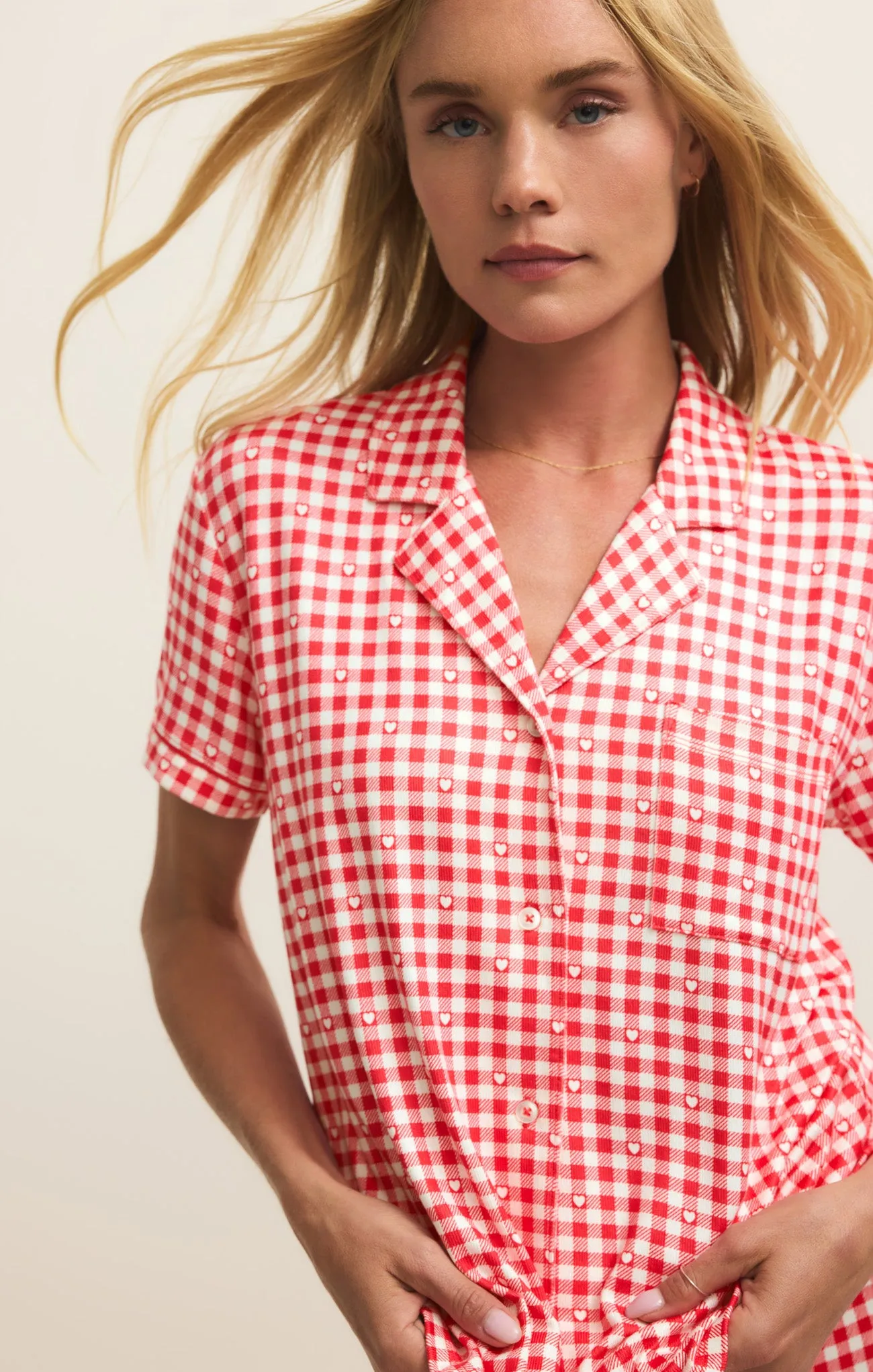 Gingham PJ Top sold by Z Supply product image thumbnail 5