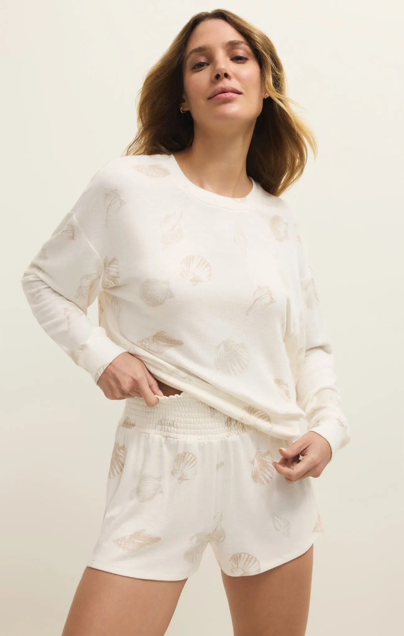 Bisous Shell Long Sleeve Top sold by Z Supply product image thumbnail 3