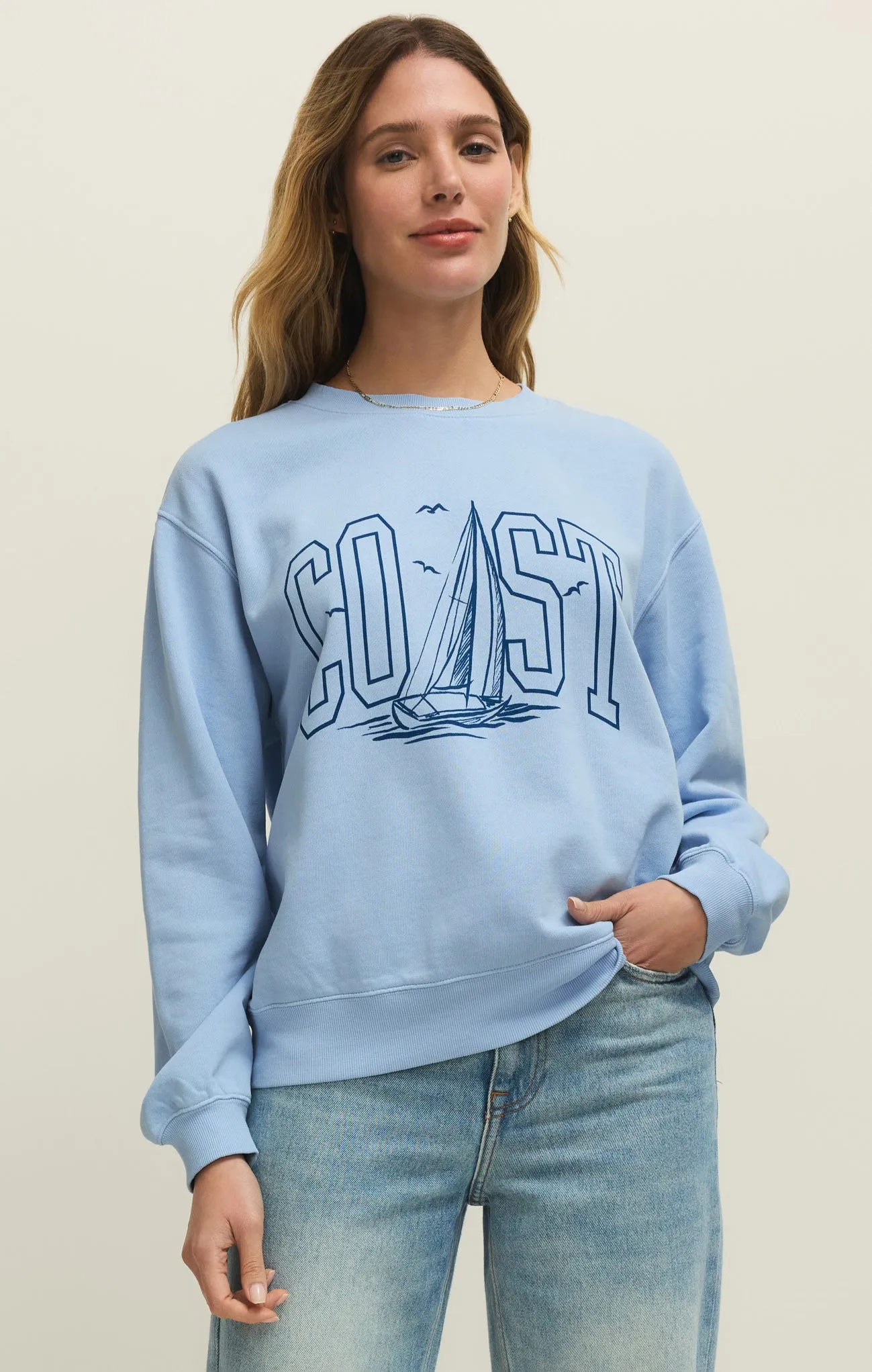 Coast Boyfriend Sweatshirt sold by Z Supply