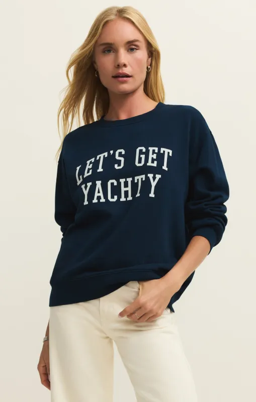 Yachty Boyfriend Sweatshirt sold by Z Supply