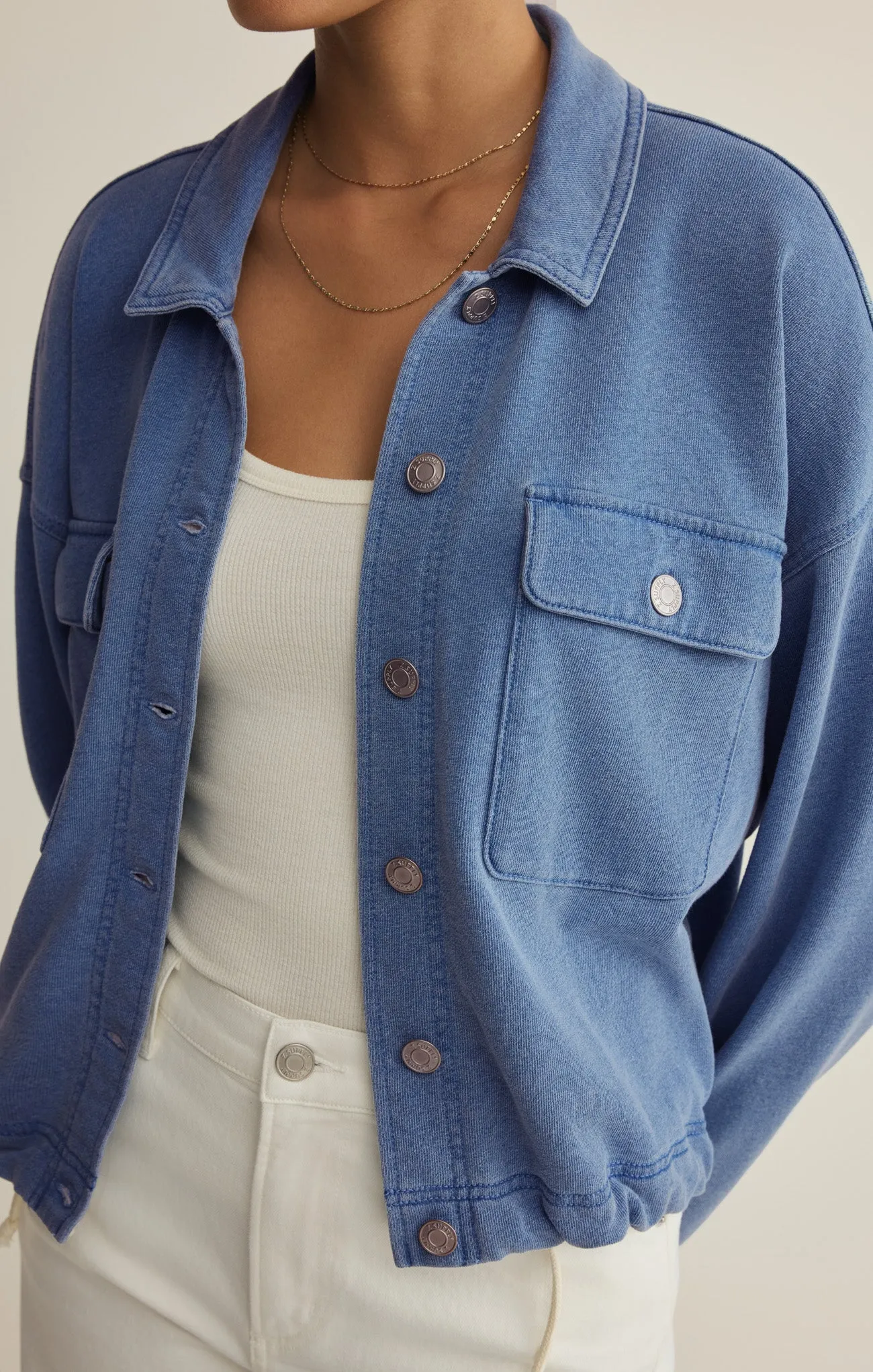 Venus Knit Denim Jacket sold by Z Supply product image thumbnail 4