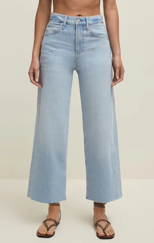 Nova High Rise Denim Crop Pant sold by Z Supply