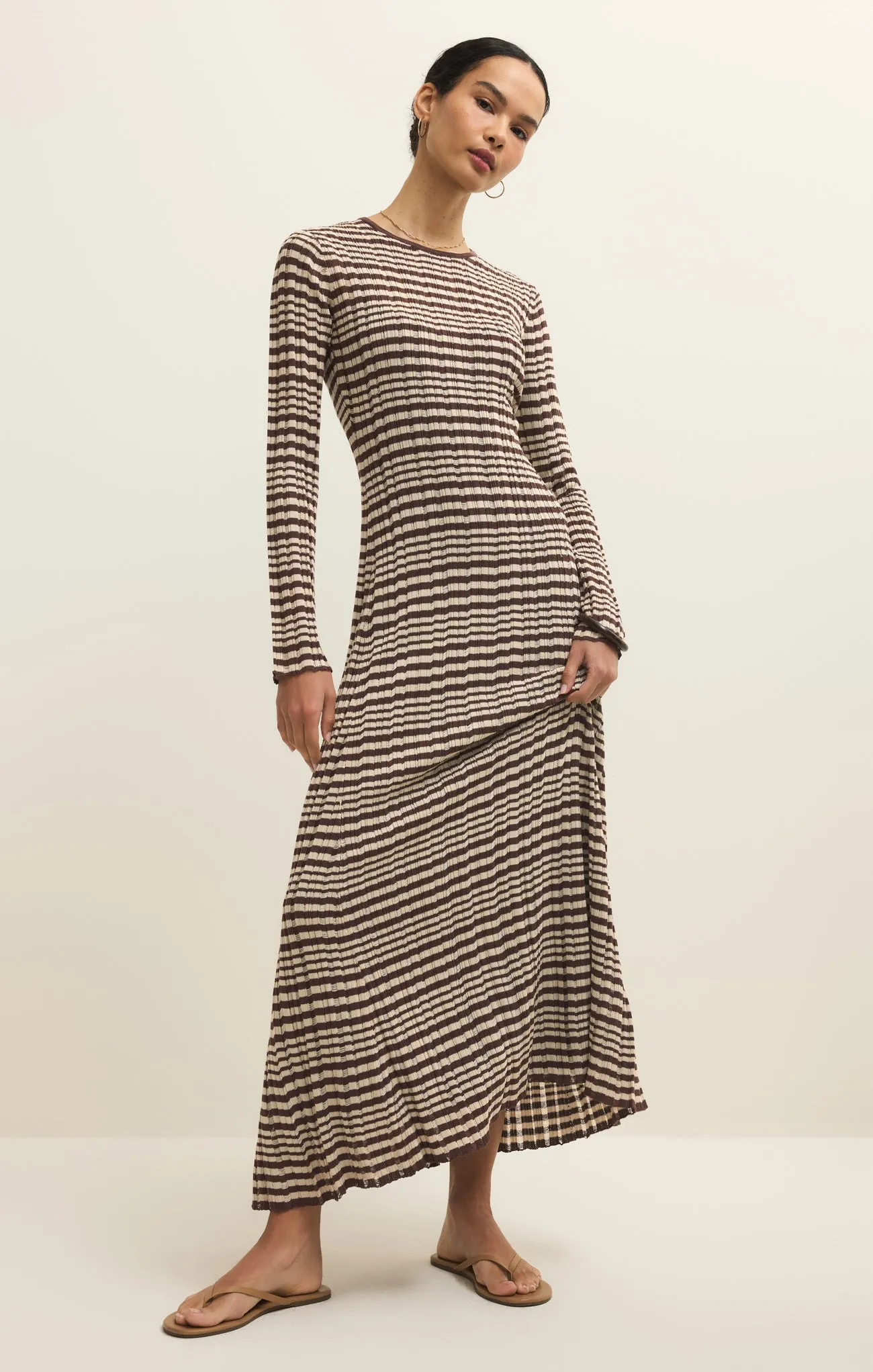 Rosetta Striped Rib Midi Dress sold by Z Supply product image thumbnail 2