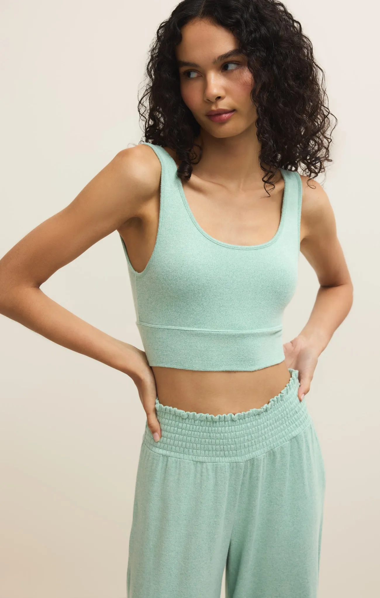 Zoe Soft Knit Tank Bra sold by Z Supply product image thumbnail 3