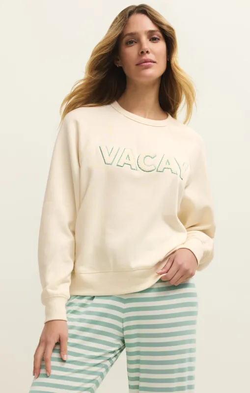 Vacay Fleece Sweatshirt made by Z Supply