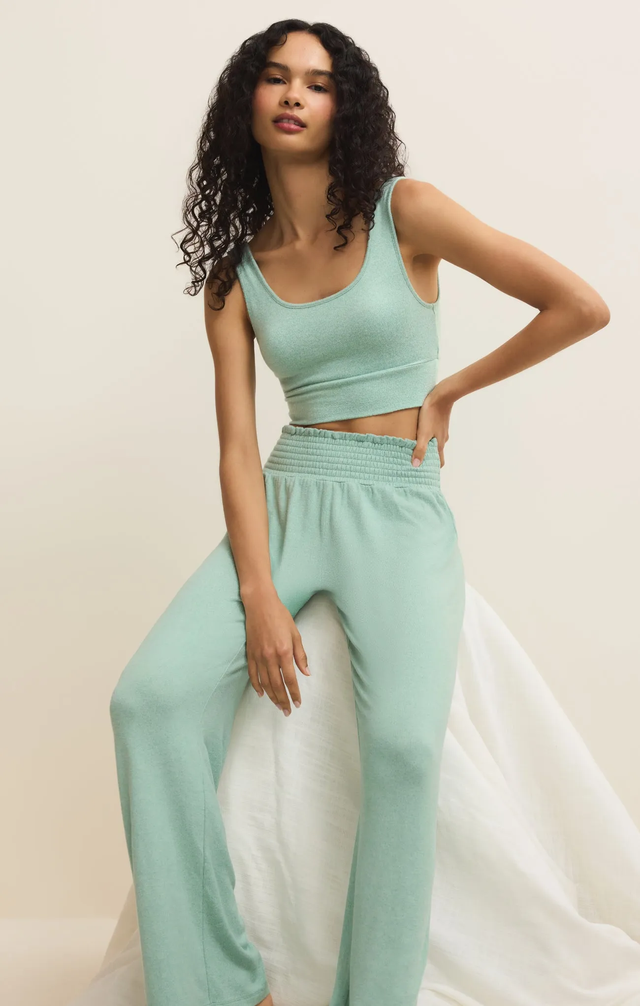 Dawn Smocked Soft Knit Pant sold by Z Supply product image thumbnail 5