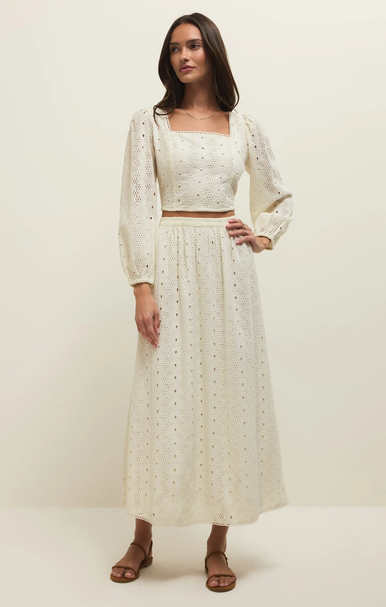 Bria Eyelet Skirt sold by Z Supply product image thumbnail 2