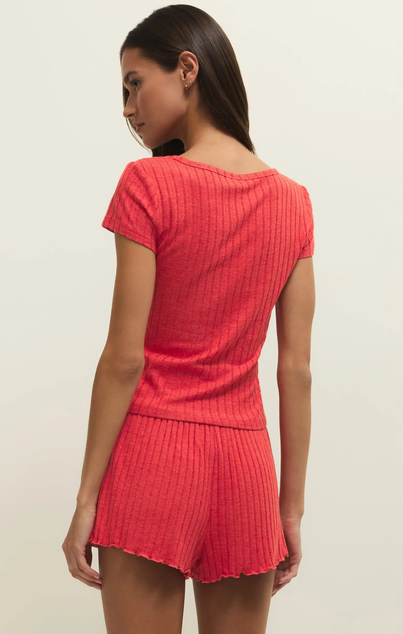 Flower Market Silky Rib Tee sold by Z Supply product image thumbnail 2