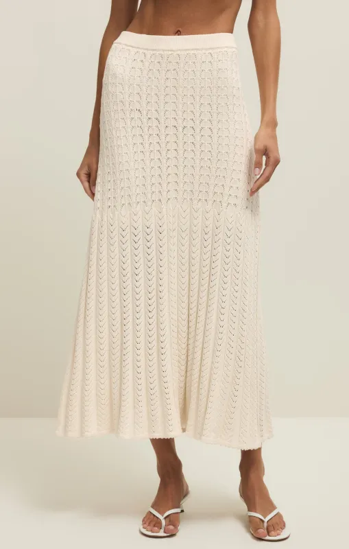 Lexa Crochet Sweater Maxi Skirt made by Z Supply