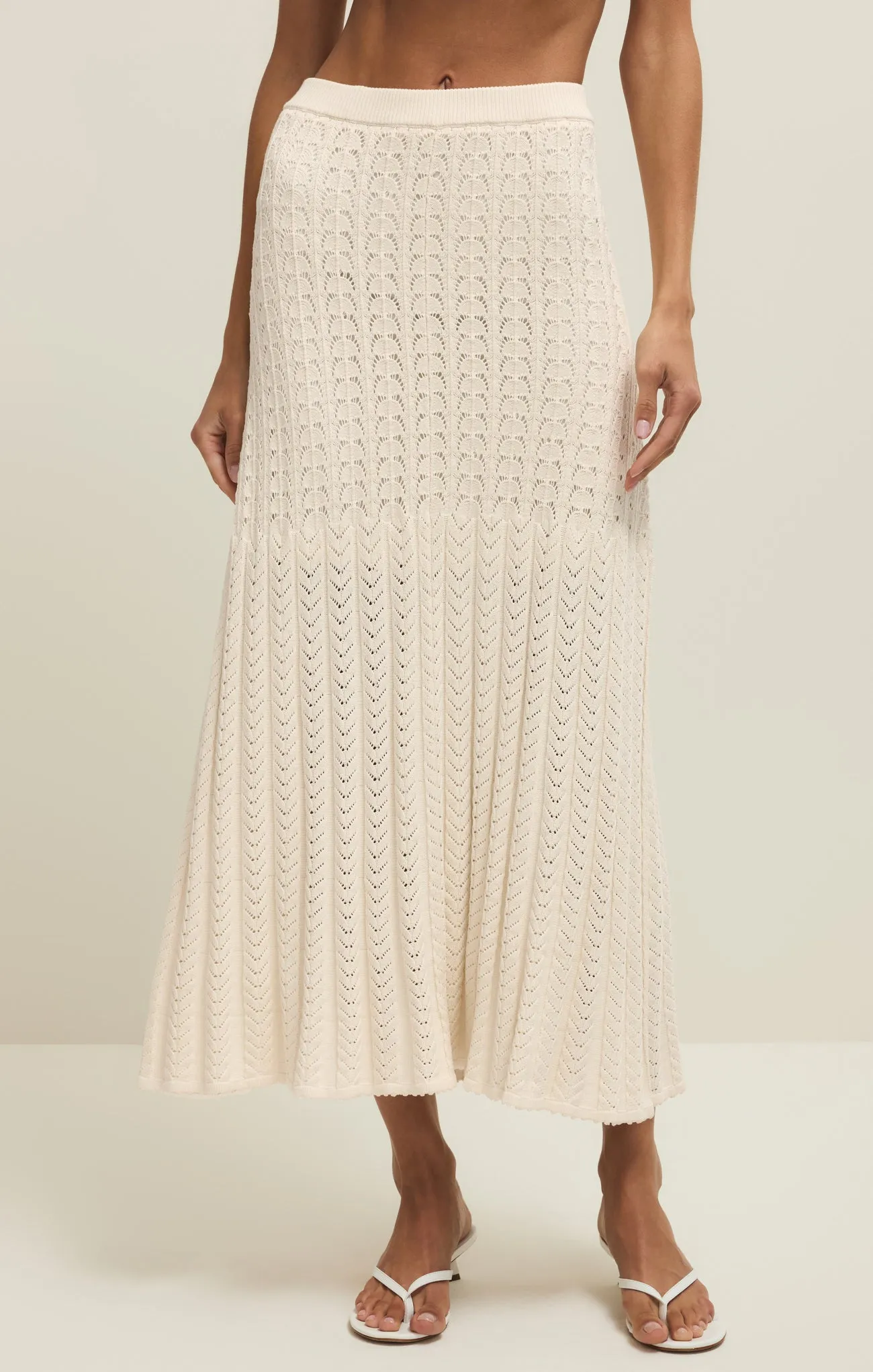 Lexa Crochet Sweater Maxi Skirt sold by Z Supply