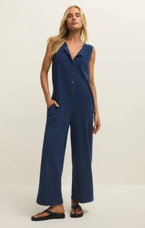 Fiona Jersey Denim Jumpsuit sold by Z Supply