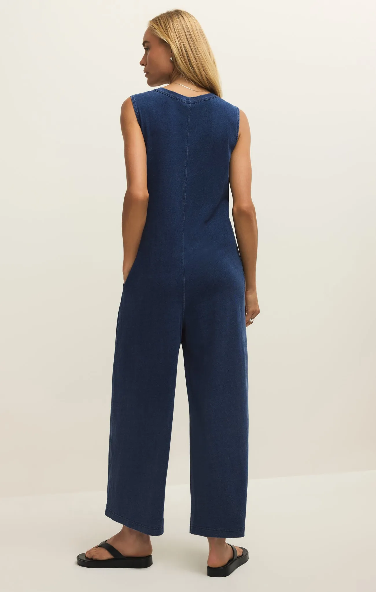 Fiona Jersey Denim Jumpsuit sold by Z Supply product image thumbnail 2