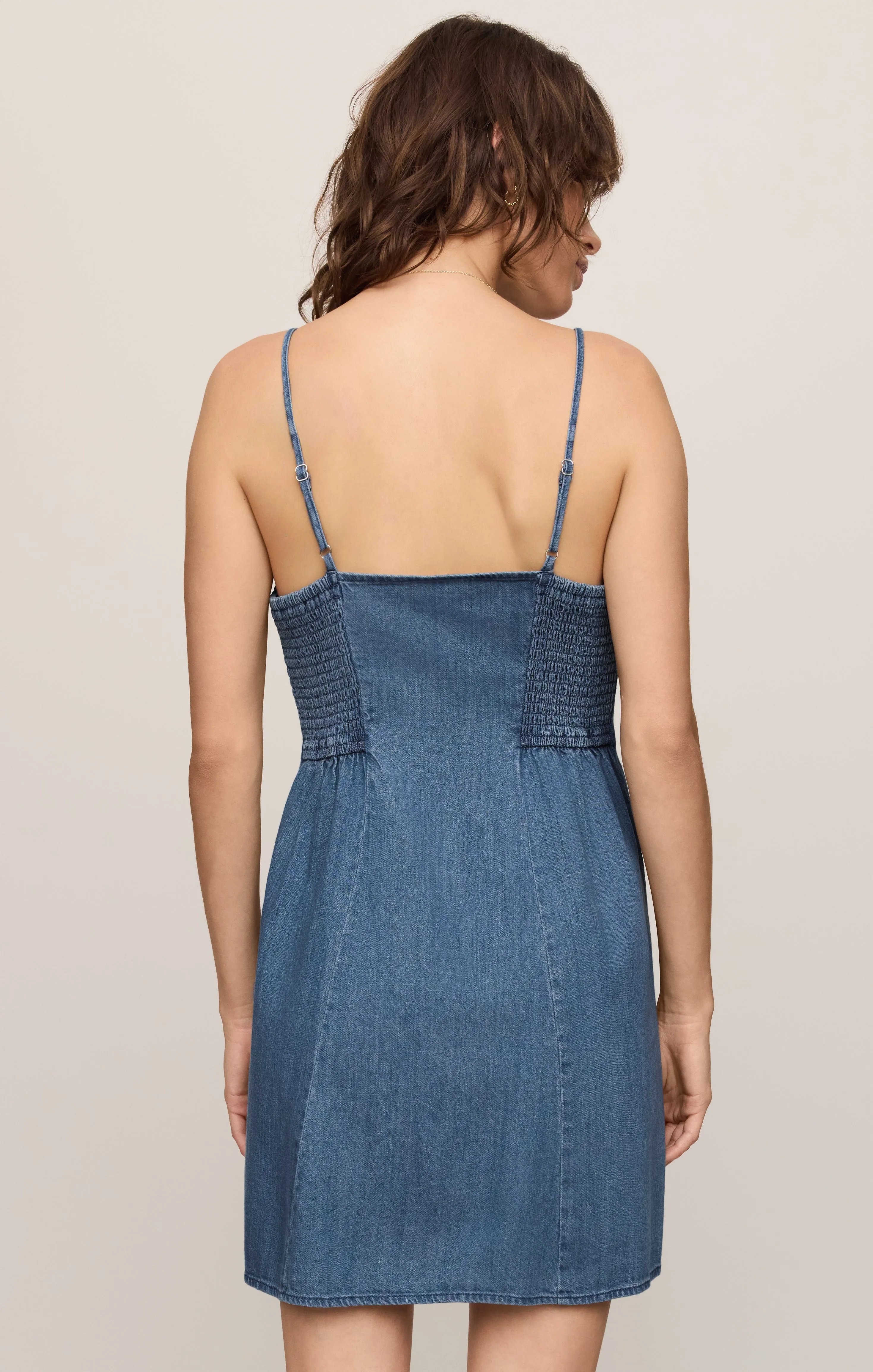 Angel Eyes Denim Mini Dress sold by Z Supply product image thumbnail 4