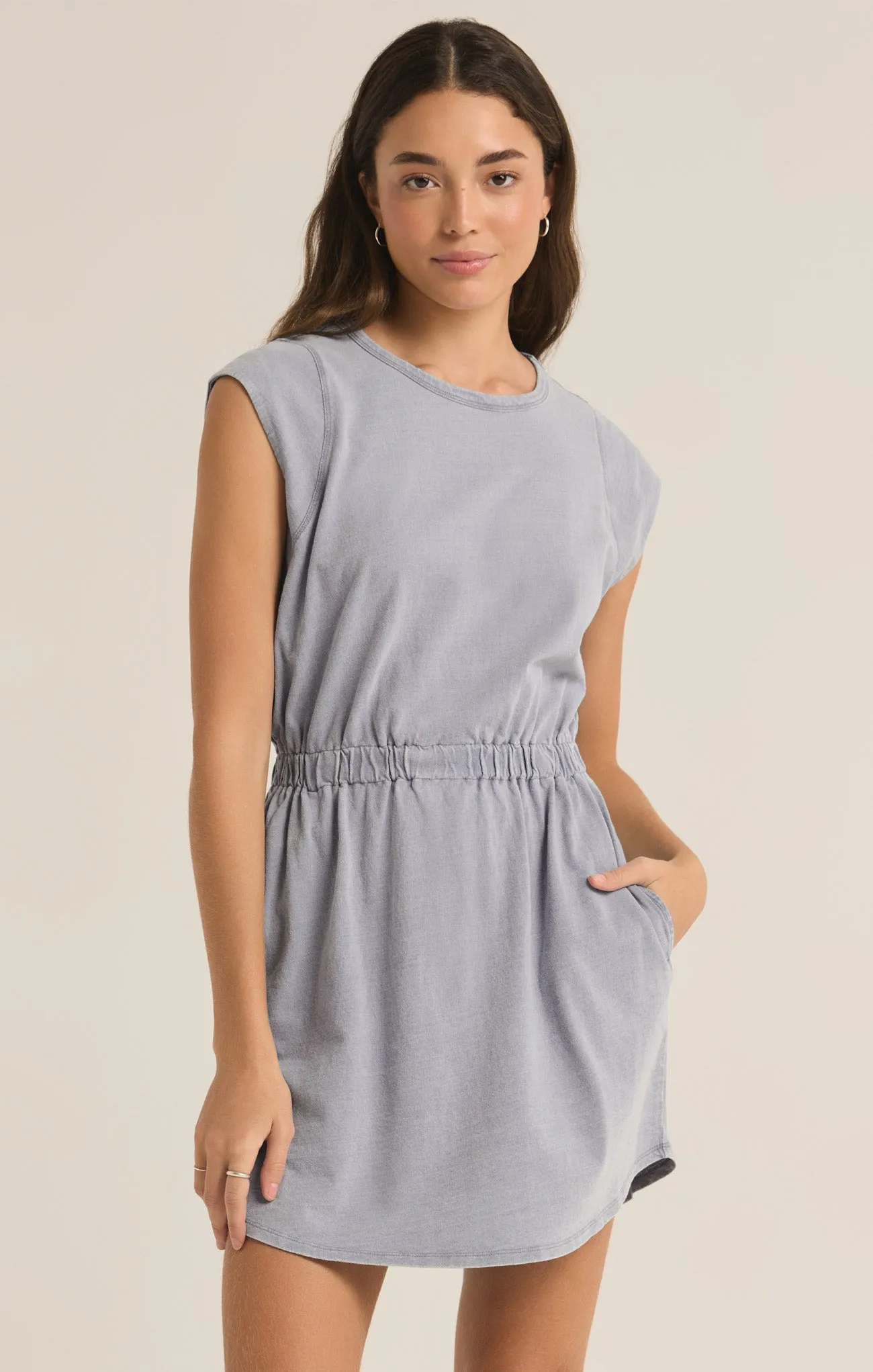 Paxton Jersey Denim Mini Dress sold by Z Supply product image thumbnail 3
